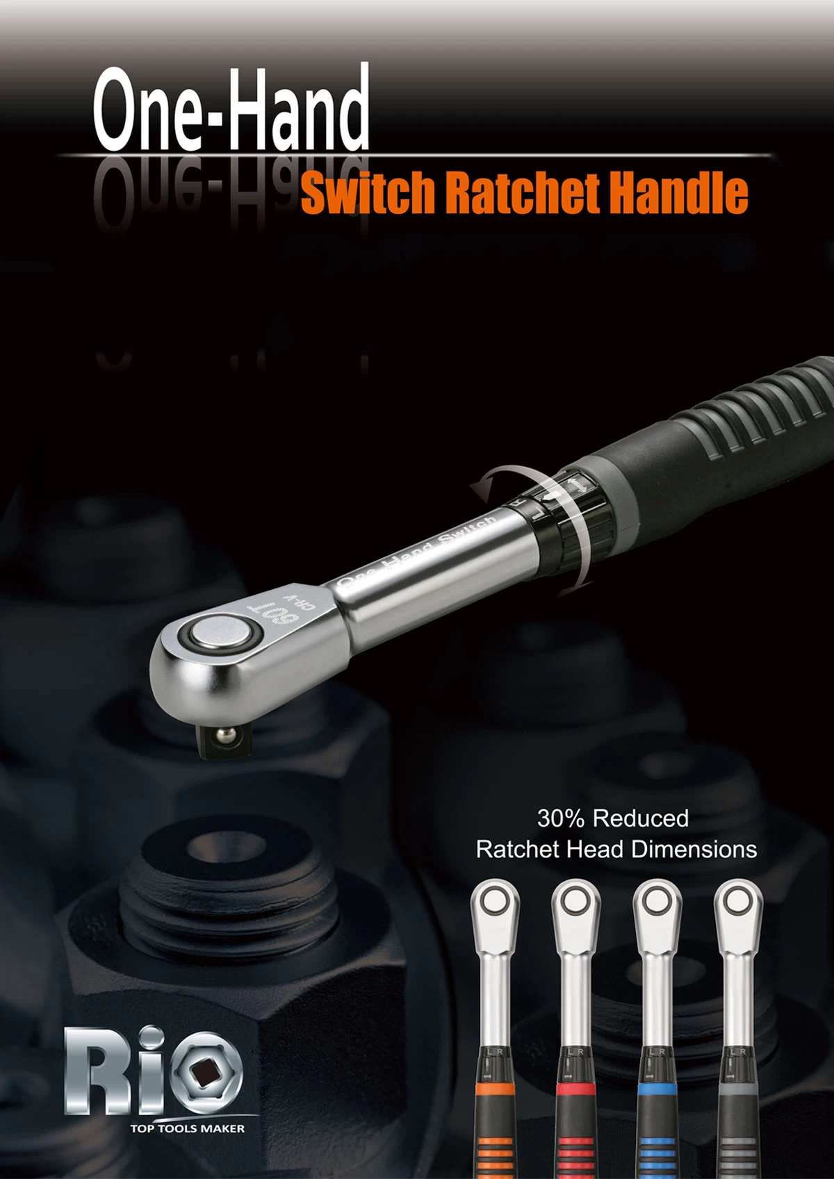 One-Hand Switch Ratchet Handle